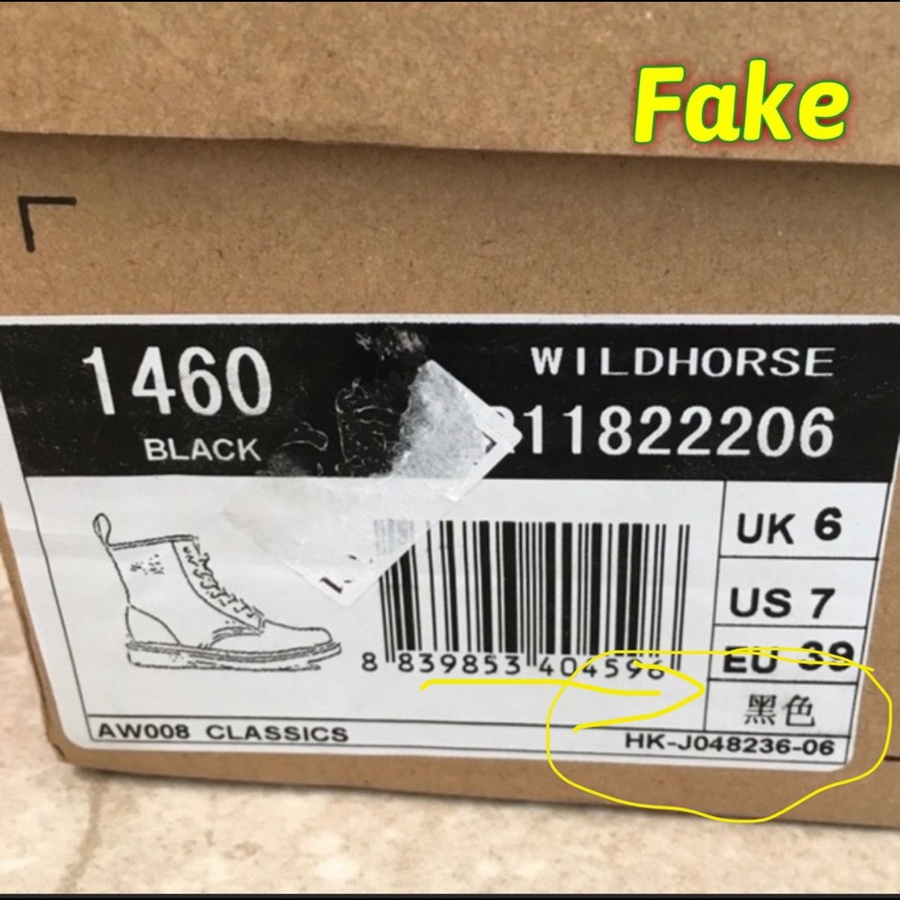 FAKE Dr Martens Comparisons, info also in comments - Picture 4 of 9